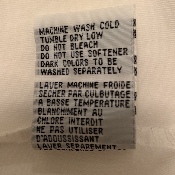 VUARNET Sport- Ladies white small collar V-neck golf top - Picture 4 of 4